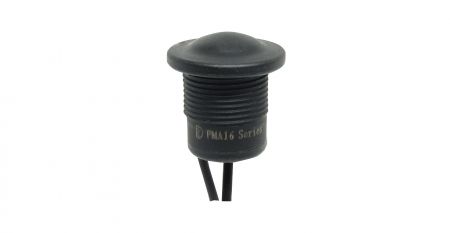 Black cover pushbutton switch